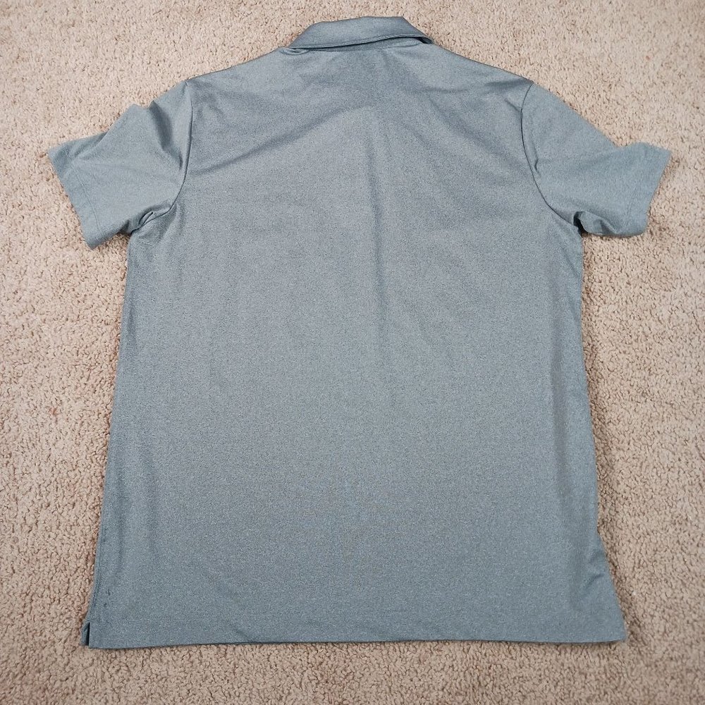 NIKE GOLF MENS GRAY/GREEN SPORT POLO SHIRT SIZE LARGE - Picture 6 of 8